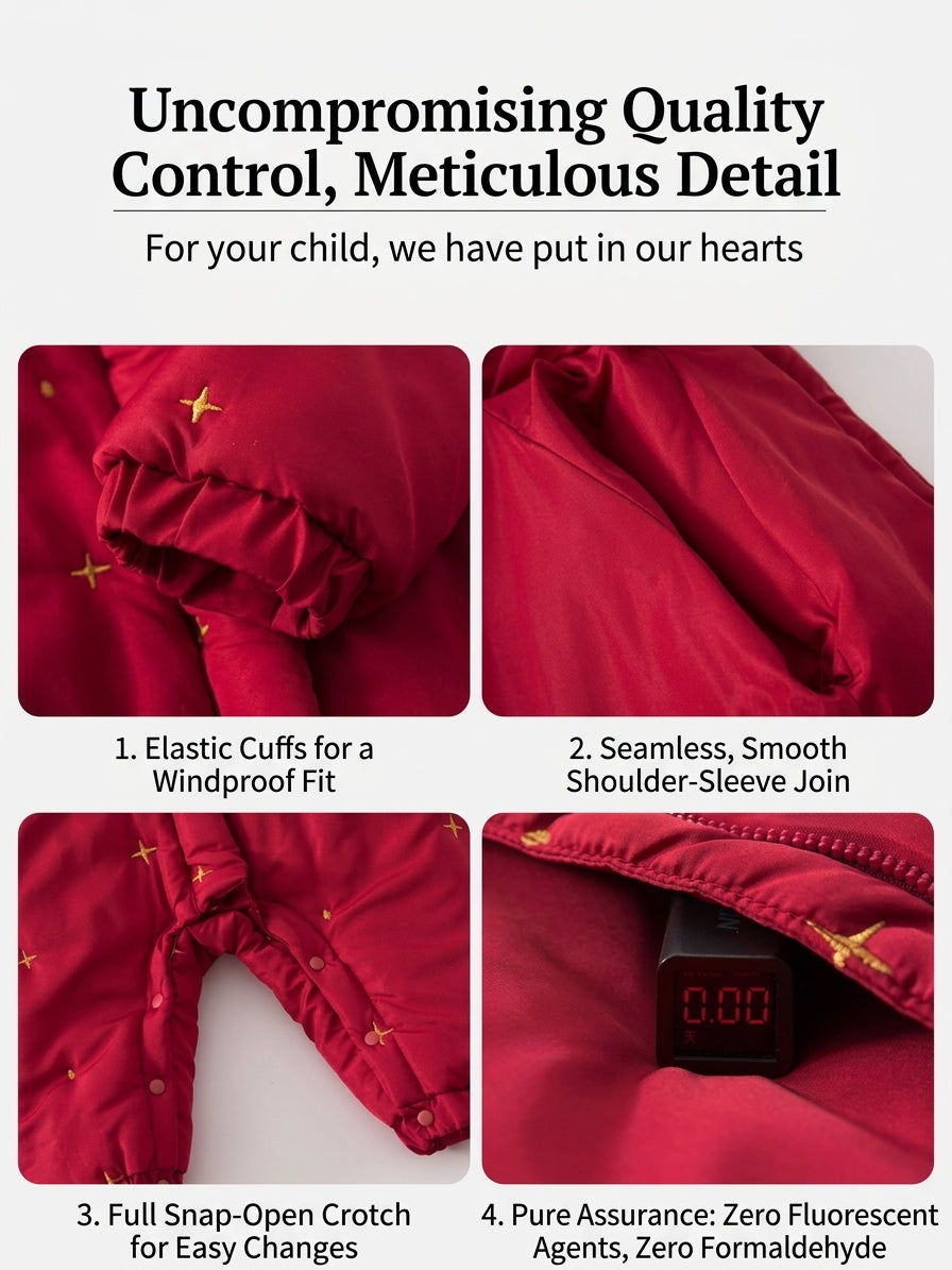 The LittleStarling™ Ultra-Warm Star Bunting Suit