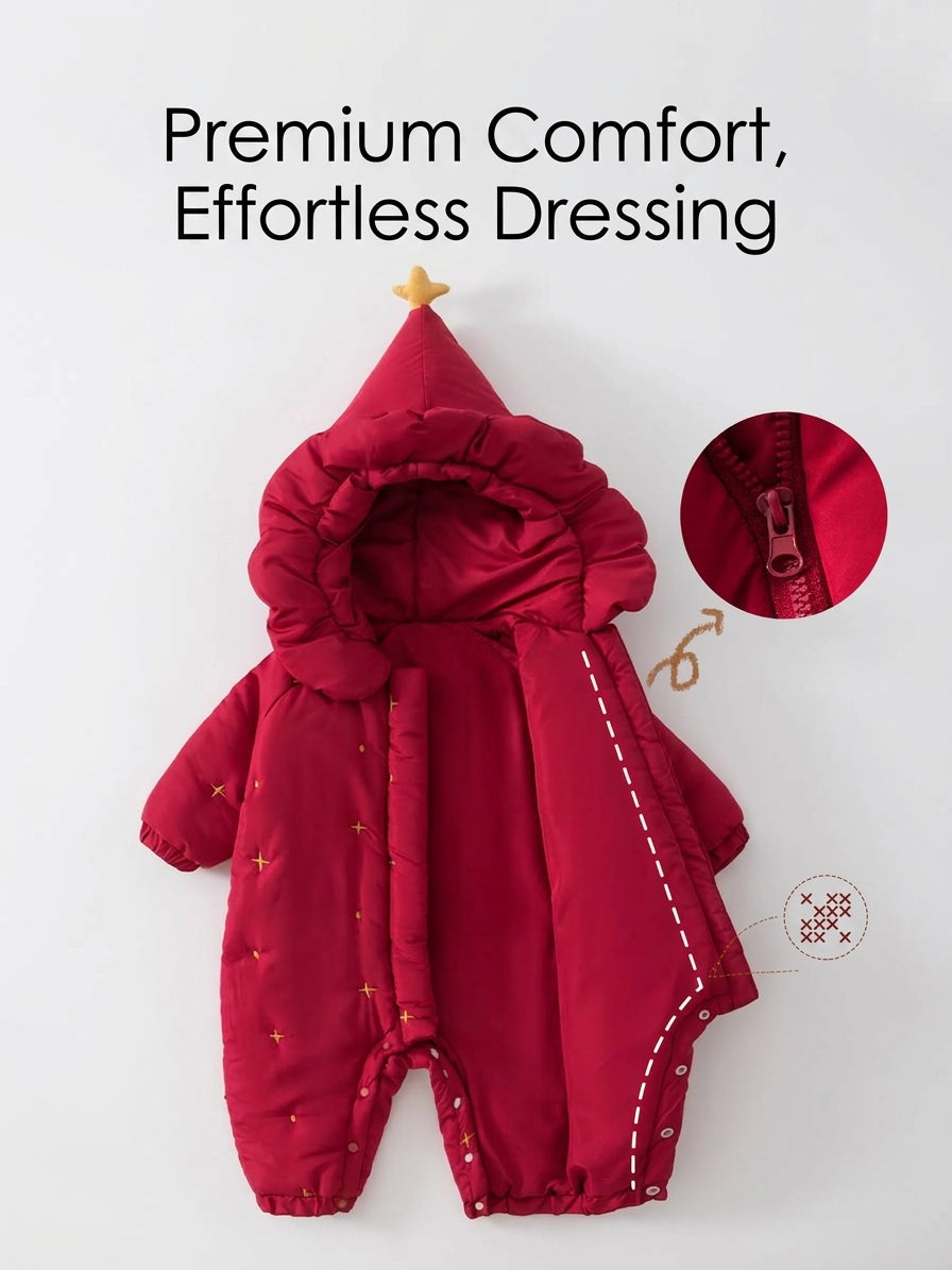 The LittleStarling™ Ultra-Warm Star Bunting Suit